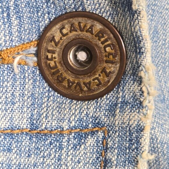 Z.Cavaricci Beaded and Sequin Jean Blazer, Women's Medium - Picture 5 of 14